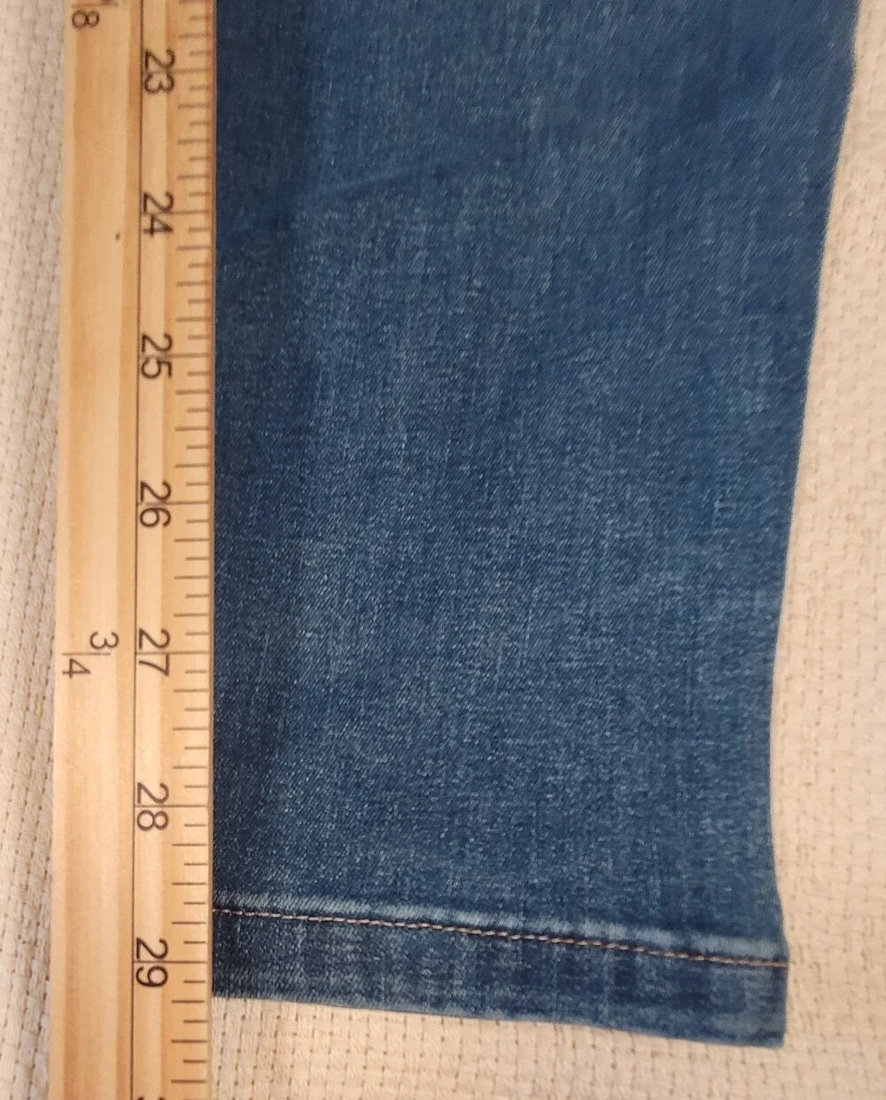 ONA SAEZ Jeans Mens 40/28* Blue Super Skinny Classic Wash Stretch Spray On Denim